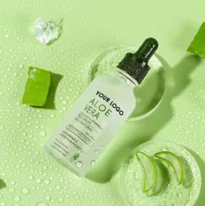 Wholesale Aloe Vera Collagen Vitamin Face Serum Moisturize and Nourish the Skin Anti-wrinkles Firm Sooth and Repair Skin Facial Essence from china suppliers
