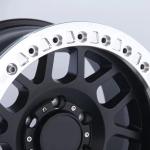 Off Road Wheels 6x1397 ET-30 Rims 4x4 TRD Beadlock Alloy Rims Steel Wheels Fits
