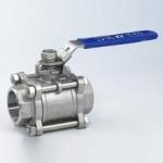 3-pc stainless steel ball valves FULL PORT 1000WOG,PN63 NPT BSPP BSPT API598 304