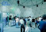 4 Season Steel Commercial Dome Tent Half Sphere Tent For Event Half Dome Beach