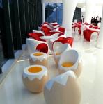 Leisure Modern Design Hotel reception Chair Single Seater Egg ball Chair