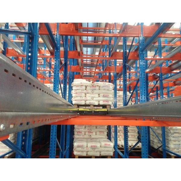 Professional Pallet Shuttle System , Storage Warehouse Racking System CE Approved