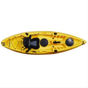 Wholesale Wholesale Kayak Single Seat Kayak One Person 9FT Fishing Sit On Top Canoe LLDPE Plastic Kayak For Sale from china suppliers