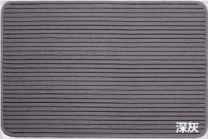 Wholesale Ribbed Red Flat Door Mat / Polypropylene Outdoor Mats Striped Pattern from china suppliers