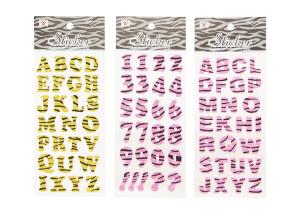 Wholesale Glitter Letter Alphabet Kids Sticker Printing Surface High Glossy from china suppliers