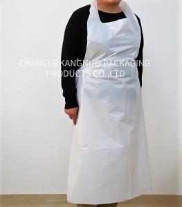 Wholesale Flat Protection White Color Disposable Medical Aprons 0.01-0.1mm Thickness from china suppliers