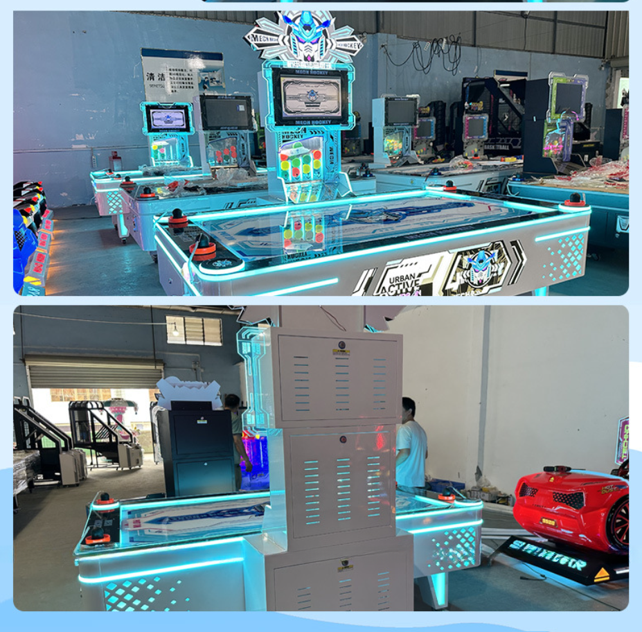 OEM Two Players Kids Air Hockey Arcade Machine For Amusement Park