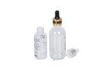 Transparent PET 60ml 120ml Essential Hair Oils Dropper Bottle For Aromatherapy
