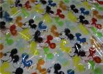 Bags / Raincoat Synthetic Leather Fabric , Printed Fake Leather Fabric