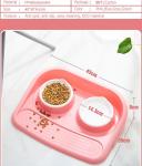 Lovely Personalized portable pet dog food water bowl ceramic plastic, Drink