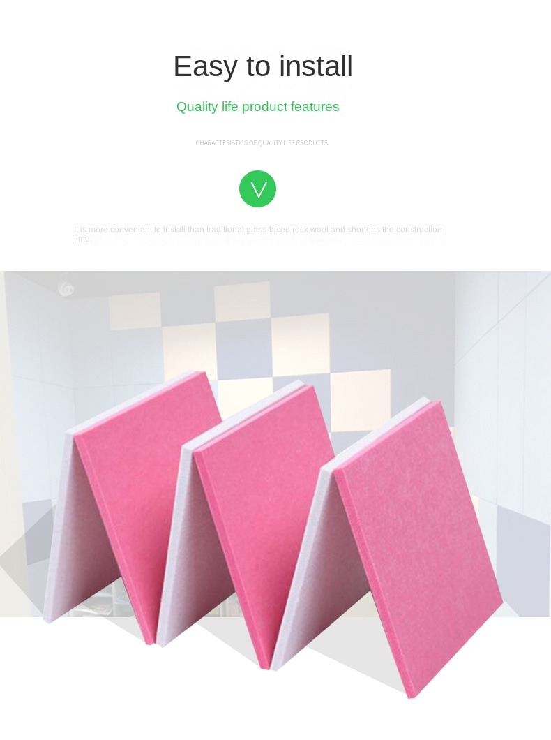 100% Polyester Waterproof Acoustic Self Adhesive Sound Proof For Home Office Studio