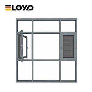 Wholesale Slimline Soundproof Aluminium Glazed Window Double Layer Hollowed Glass from china suppliers