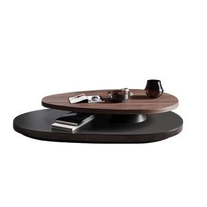 Wholesale Oak Dark Wood Oval Coffee Table Oval Wood Coffee Table With Storage from china suppliers