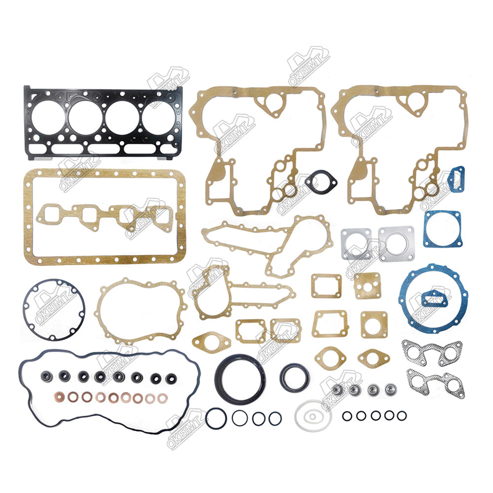 Kubota Diesel Engine V2203 V2403 Full Gasket Kit With Cylinder Head Gasket Metal