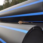 DN20mm-630mm HDPE Corrugated Perforated Pipe For Water Supply