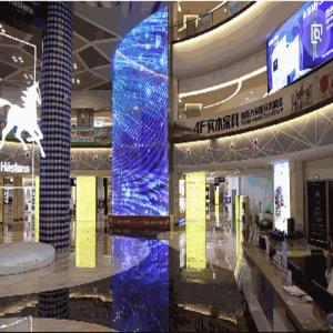 Wholesale P3.91*7.81 Glass Advertisement HD LED Video Wall Screen For Building from china suppliers