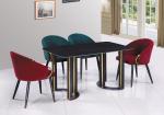 Stainless Steel Frame 130*80*74cm Painting Wrought Iron Table