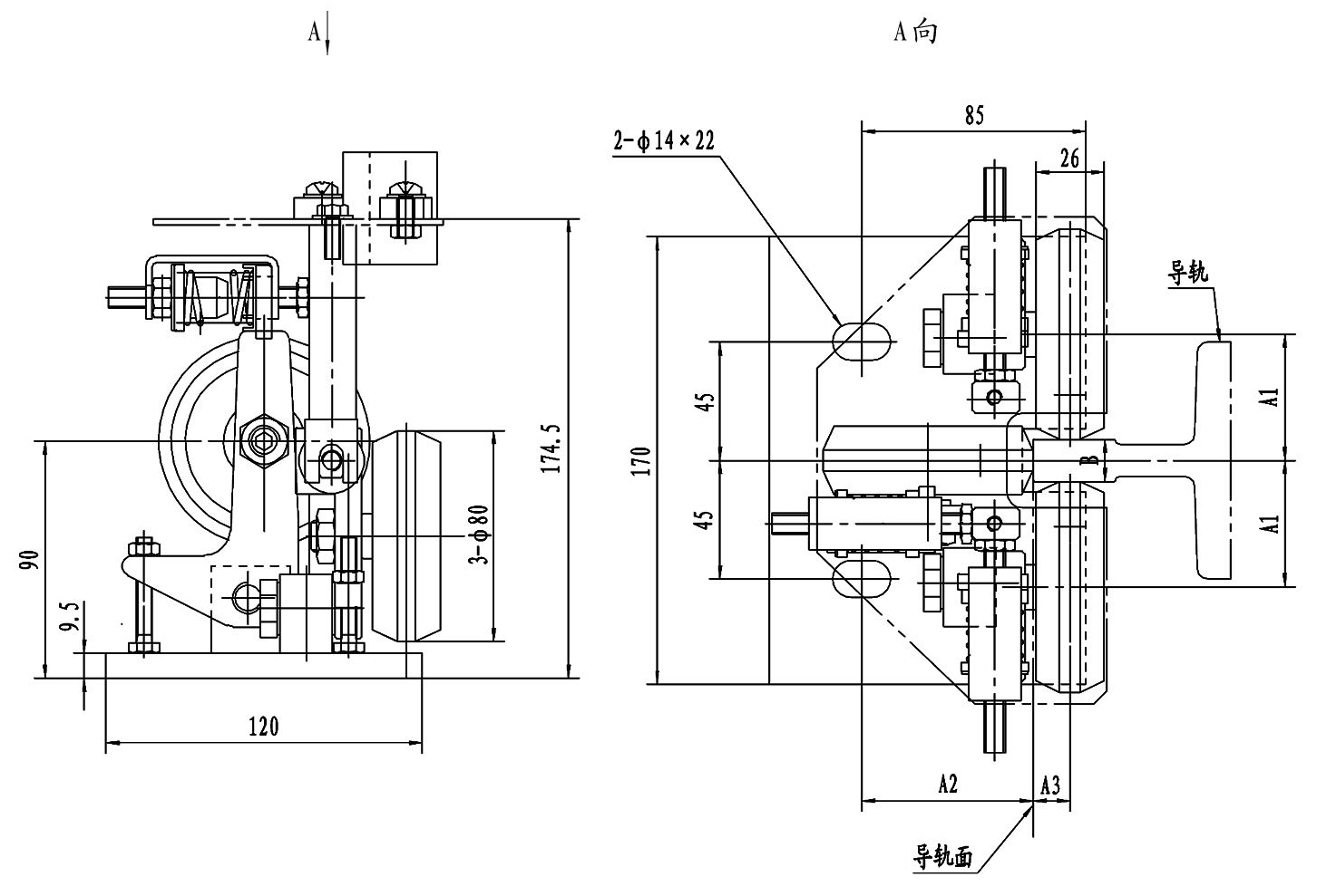 COUNTERPOISE GUIDE SHOE