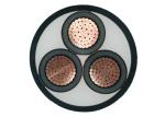 Al / Cu stranded conductor XLPE insulation SWA/STA MV power cable