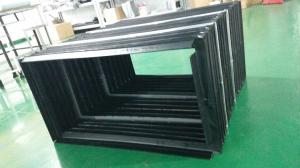 Wholesale high quality material fiber scissor lifter bellow cover black colour for 3DOF/6DOF plaform motion theater chair from china suppliers