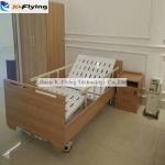 Wooden Medical 2 Cranks Adjustable Manual Nursing Bed Home Care