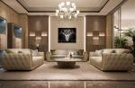 Luxury White Genuine Leather Living Room Furniture Modern Sofa Set