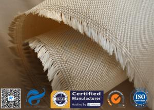 Wholesale 600g 18oz Brown Satin Fiberglass Silica Fabric For Kiln Heat Insulation Seal from china suppliers