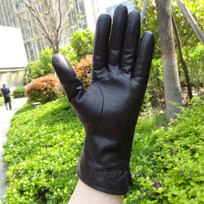 Plain Type Daily Life Usage Ladies Suede Leather Gloves