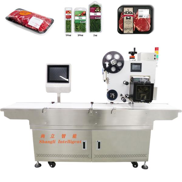 1850x1200x950mm Supermarket Meat Labeling Machine for Printing Shops and