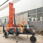 150m Hydraulic Trailer Mounted Water Well Drilling Machinery with 32HP Diesel