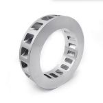 Fabrication Services Ring Silver Parts CNC Aluminum Milling With Anodizing