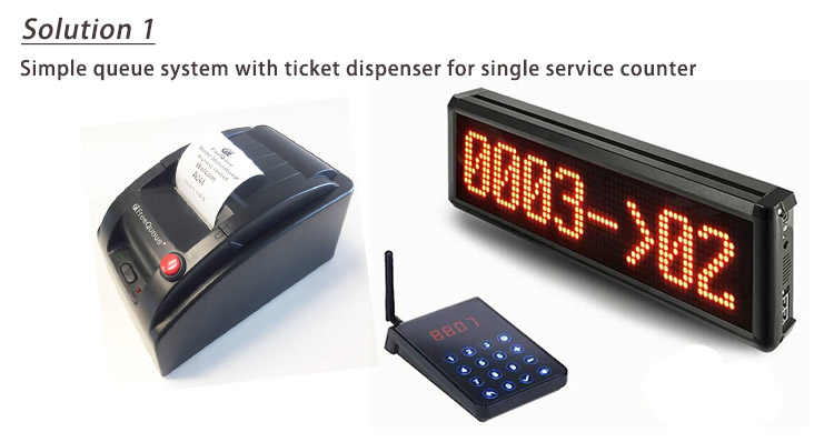 high-quality wireless Queue Management number calling System