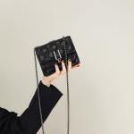 GENUINE LEATHER 2024 Crossbody Summer end Women's Bag Chain Mini Small Square