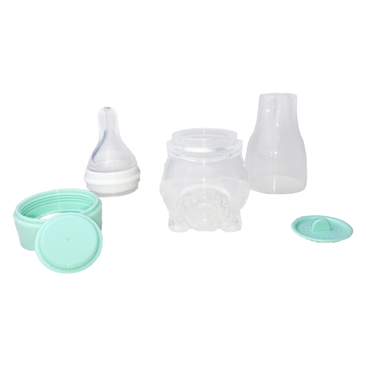 BPA Free Newborn Teething Toys Milk Bottle Medium Flow Customized