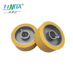 Wholesale TINDA Rubber Polyurethane Roller Wheel Used In Wood Side Polish Sanding Machine from china suppliers