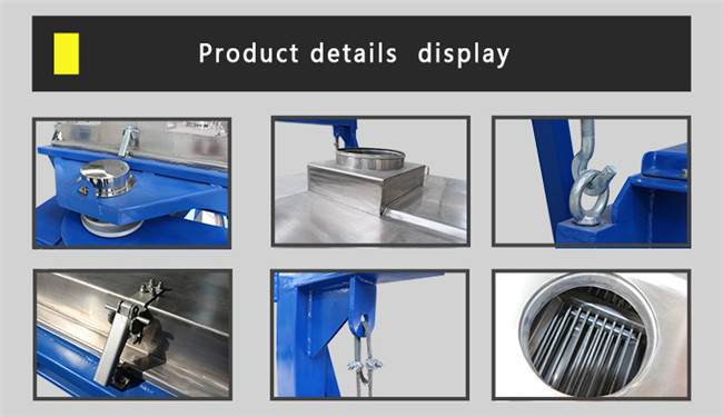 Carbon Steel Rotex Type 1 - 3 Layers PVC Resin Particle Gyratory Sifter