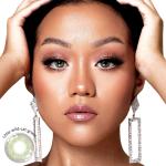 CE0197 Natural Yearly Wildcat Green Contact Lens 3 Tones