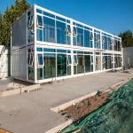 Zontop Modern Luxury Easy Assemble Steel Prefabricated 2 Story Frame 20ft 40 Ft