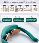 Cervical EMS Vibration Skin Tightening Device Smart Electric Neck Massager