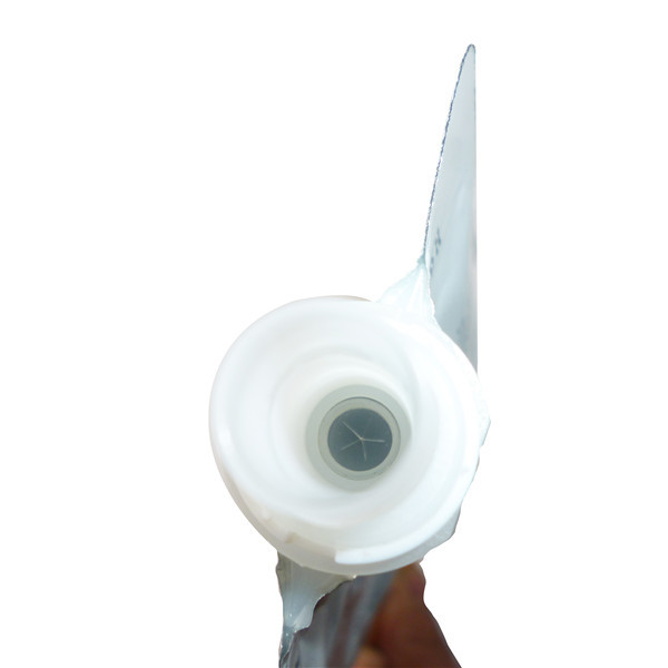 Compostable Silica Gel Stand Up Beverage Doypack For Food Liquid 350ml