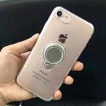 Color Clear Ring Magnetic Car Mount Holder Soft TPU Case Back Cover For Xiaomi