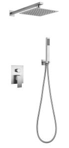 Wholesale Metal Rainfall Shower Faucet Set 0.4-0.6MPA For Villa Bathroom XUYA from china suppliers