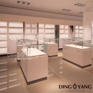 Wholesale White Jewellery Shop MDF Showroom Display Cases from china suppliers