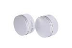 ISO Wide Mouth Acrylic Cream Jar Cosmetic Packaging Aluminum 200g