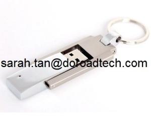 Wholesale China OEM Free Company LOGO Printed Promotional Gift Metal Rotator USB Flash Drive from china suppliers