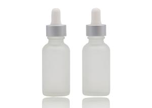 Wholesale Frosted Transparent Essential Oil Dropper Bottles 30ml , Cosmetic Glass Dropper Bottles from china suppliers