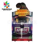 2 People Shooting Arcade Machines Jurassic Game Console Dinosaur For Indoor