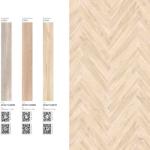 8mm Thickness Wood Effect Bathroom Tiles Outdoor Porcelain Wood Tile Lappato