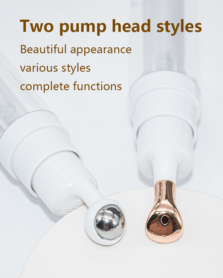 Cream Packaging Airless Pump Bottles With Roller Ball Massage Vibration Eye 10ml 15ml