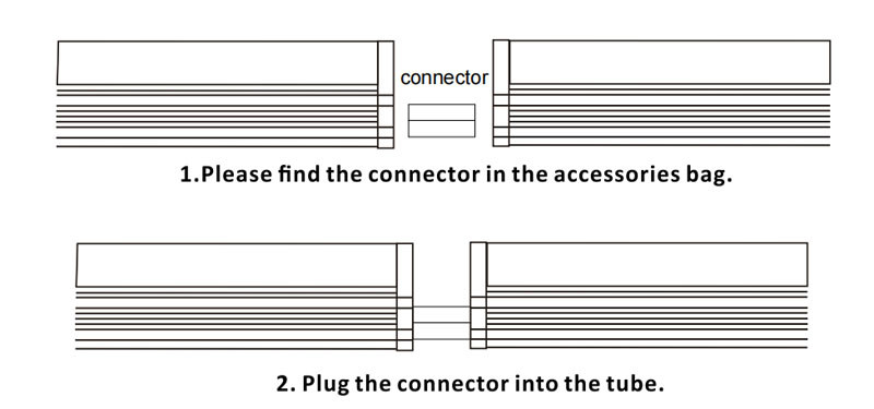 2600Lm LED T8 Tube Light Fixture IP20 Aluminum Alloy Material
